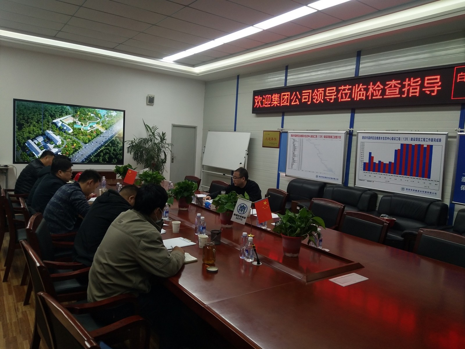 陕西J9集团集团查抄三秦J9集团股份公司水环境公司安全出产工作