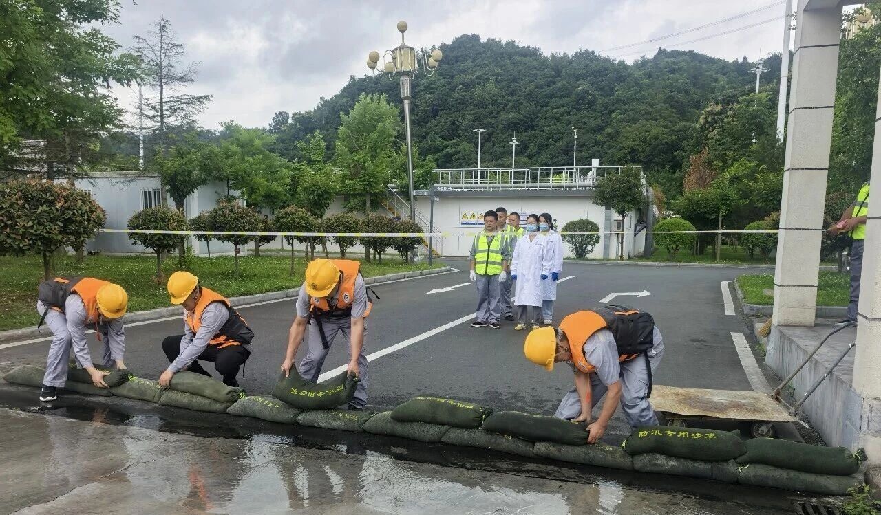 以练为战 有恃无恐｜水环境公司商南县污水处置厂发展夏季防汛应急演练